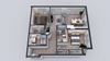 Kado NW Two Bedroom Two Bathroom C3A Floor Plan Kado NW Two Bedroom Two Bathroom C3A Floor Plan